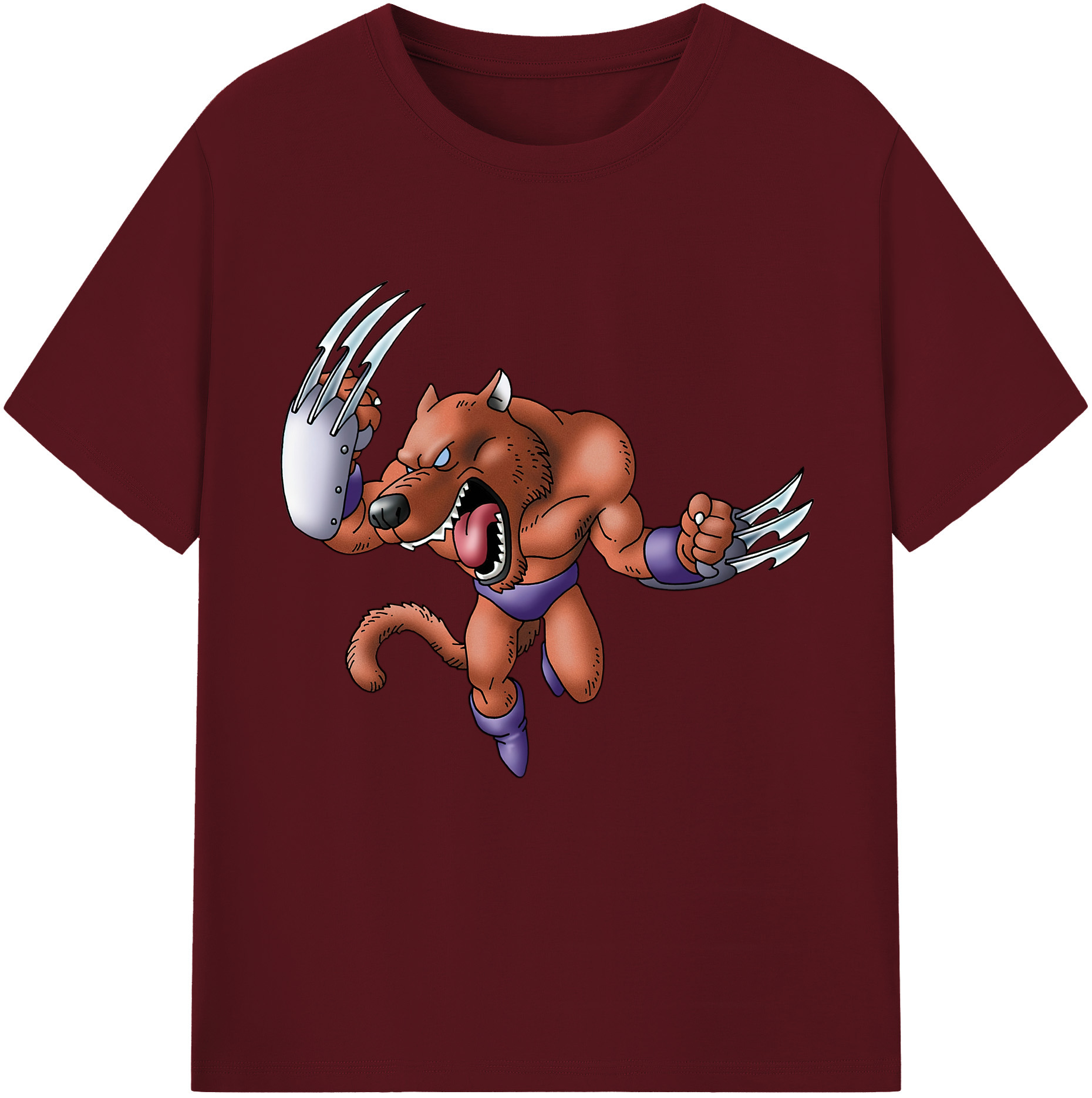 （画像用） ドラゴンクエスト Doragon Kuesuto Dragon Quest 綿100％半袖Tシャツ（フロントプリント）